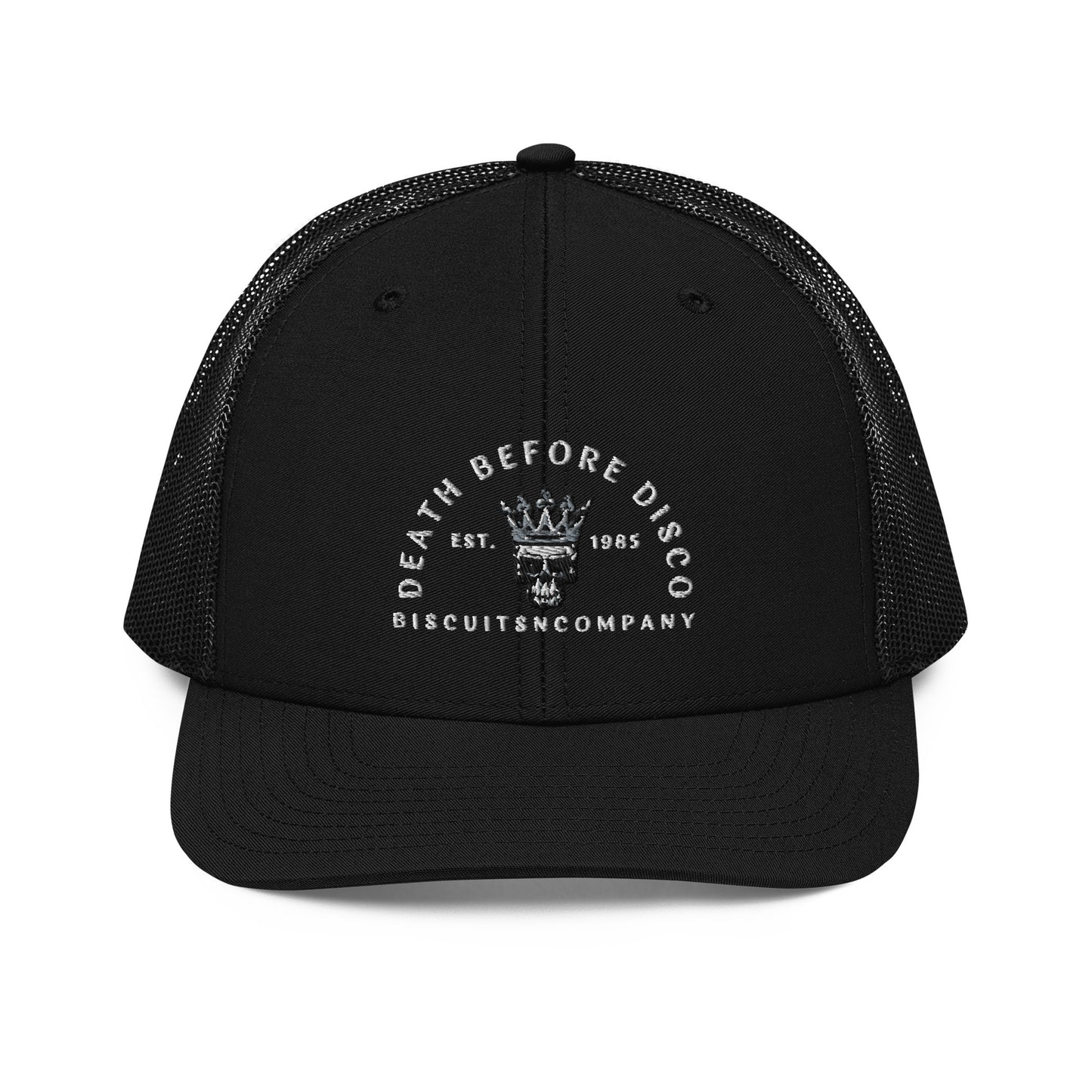 Death Before Disco Trucker Cap