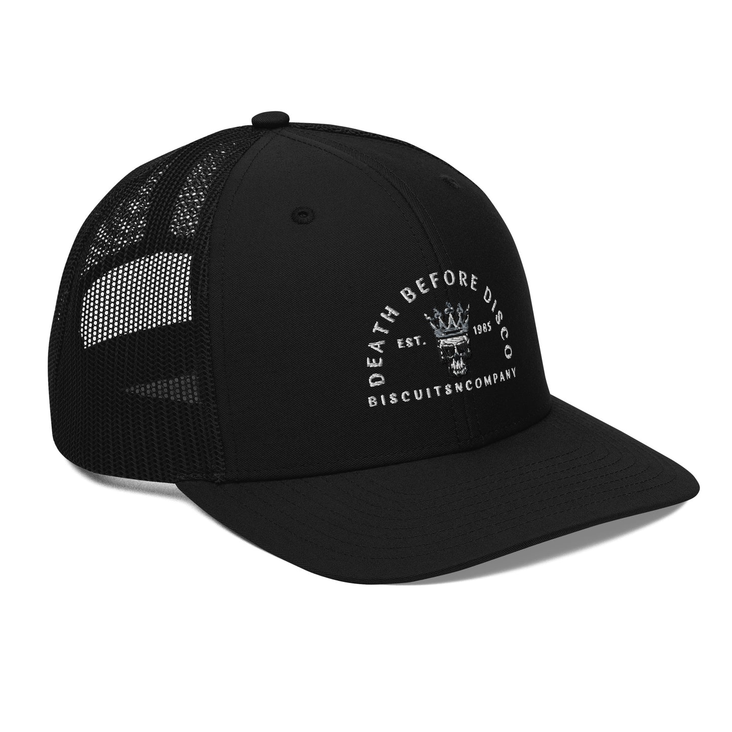 Death Before Disco Trucker Cap